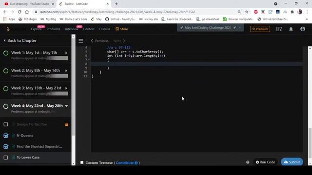 To Lower Case | Coders Camp Live Stream смотреть онлайн
