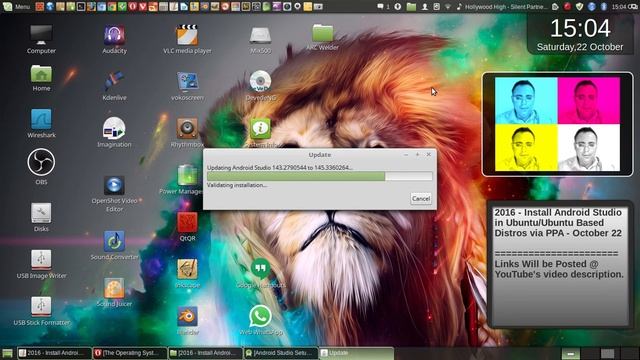 2016 - Install Android Studio in Ubuntu & Ubuntu Based Distros via PPA - October 22.webm смотреть онлайн