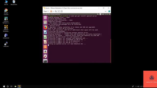 How to enable ssh on Ubuntu to connect with Putty. смотреть онлайн