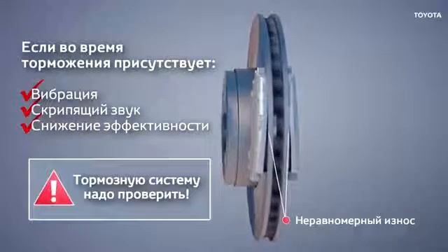 Тормозные диски и колодки Toyota смотреть онлайн