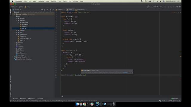 GraphQl server - Subscription - Real time data retrieve #graphql #jollycoding смотреть онлайн