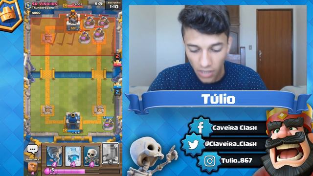 +200 ESQUELETOS VS 1 TORNADO !! CLASH ROYALE смотреть онлайн