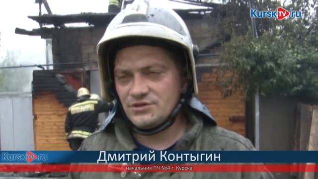 В Курске в горящем двухэтажном гараже чуть не рванули газовые баллоны смотреть онлайн