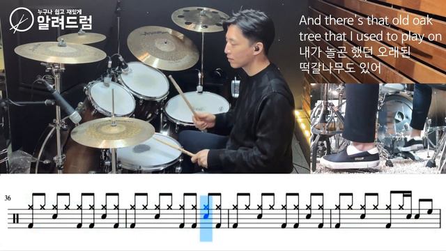 Green, Green Grass Of Home - Tom Jones DRUM COVER(드럼입문자추천곡) смотреть онлайн