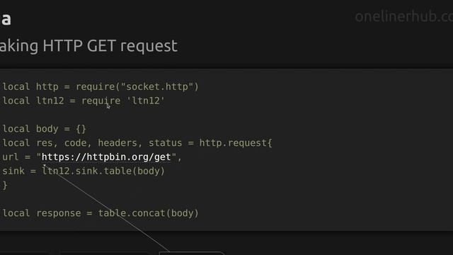 Making HTTP GET request #lua смотреть онлайн