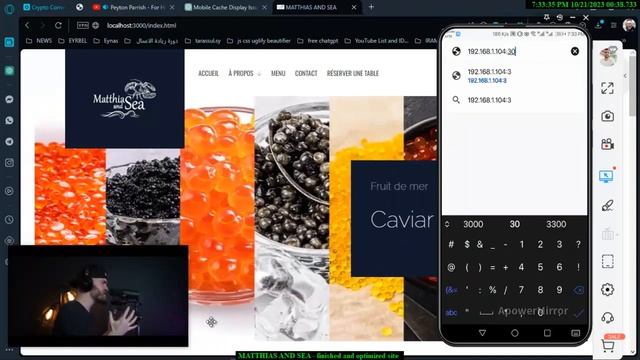 Testing the responsive of a website on localhost from my mobile device смотреть онлайн