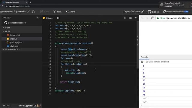 finding missing value in a array смотреть онлайн