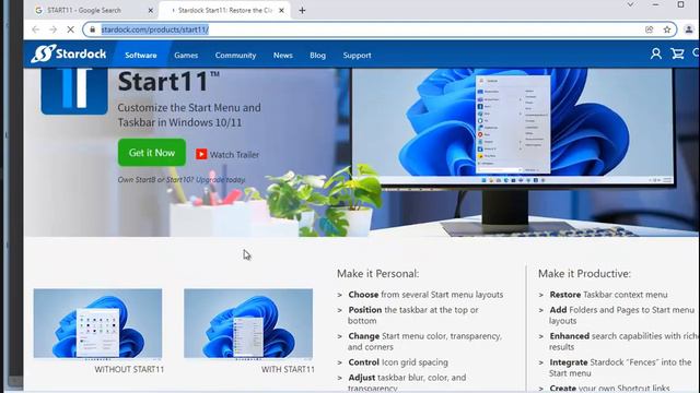 Stardock Releases Start11 v1.1 смотреть онлайн