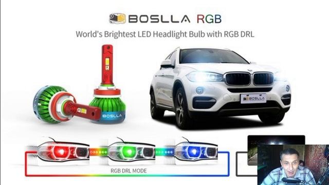 Средства на выпуск ламп Boslla RGB для автомобильных фар удалось собрать смотреть онлайн