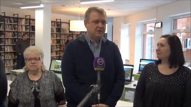 Открытие библиотеки после ремонта в 2014 году. смотреть онлайн