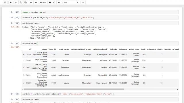 Do you know how to rename data frame column and index in Pandas? смотреть онлайн