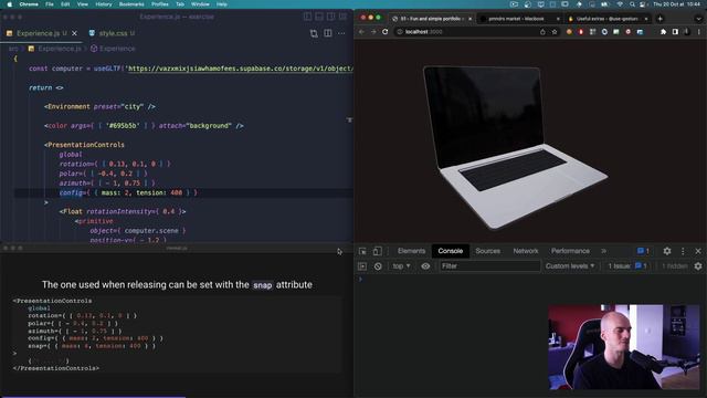 64 — Fun and Simple Portfolio with R3F