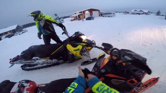Break in riding my Lynx Boondocker RE 850 смотреть онлайн