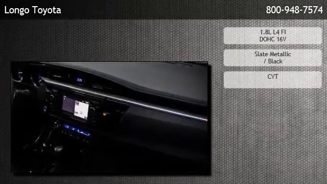 2014 Toyota Corolla 4dr Sdn CVT S Plus Sedan - Arcadia смотреть онлайн