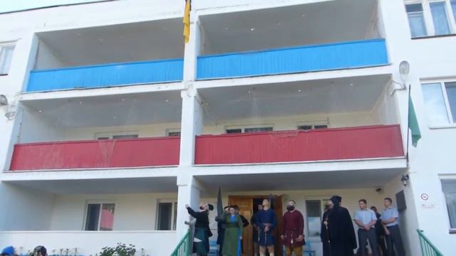 Слово епископа Савватия и поднятие флага на "Заставе Ермака" смотреть онлайн