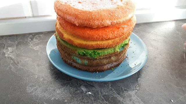 торт радуга / Rainbow cake смотреть онлайн