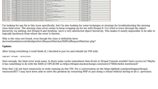 Drupal: How can I fix, or troubleshoot, Fatal Error Class not found with XHProf Module? смотреть онлайн