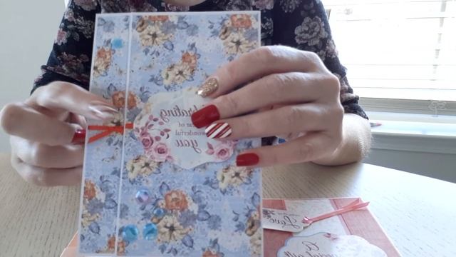 DIY. Greeting card Ideas/ Обзор открыток из дизайнерского комплекта. смотреть онлайн