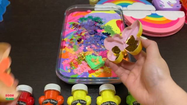 RELAXING WITH CLAY PIPING BAGS VS EYE SHADOW VS GLITTER Mixing Random Things Into Slime 5420.mp4 смотреть онлайн