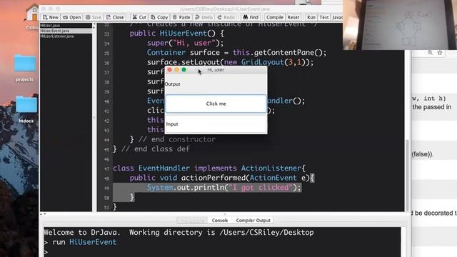 java 1 9 Event Handling and Basic layouts смотреть онлайн