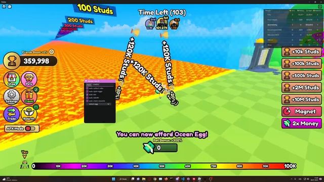 Roblox Money Race - Auto Win, Auto Collect Orbs & MORE! смотреть онлайн