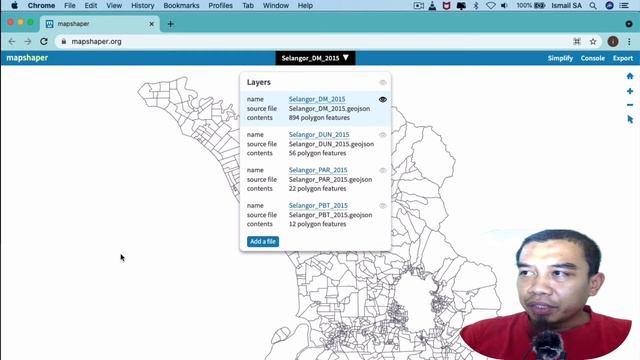 How to convert Geojson file into ESRI Shapefile #qgis #geospatial #spatialepidemiology Map Malaysia смотреть онлайн