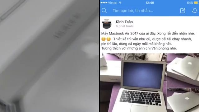 Macbook Air MQD32 13’ 2017 - Pin 12 Tiếng - Chip Thế Hệ Mới - Nhẹ 1,3kg - Mac Os 11