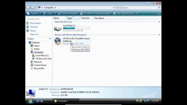 Fix Guest Additions Error on Windows Vista in VirtualBox