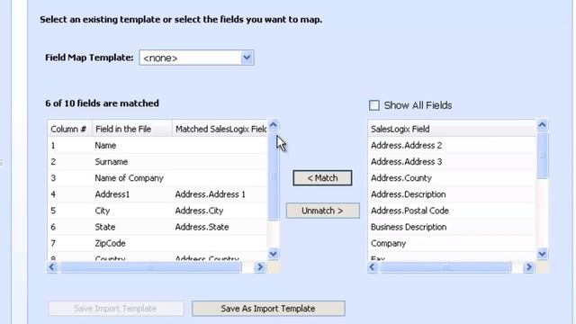 How to use the Lead Import Tool in SalesLogix Web CRM смотреть онлайн