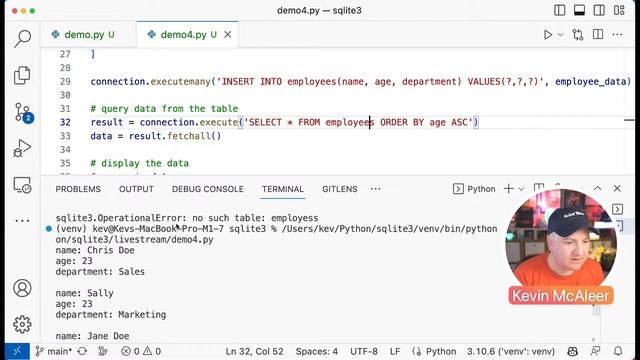 How to create Databases in Python with SQLite смотреть онлайн