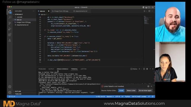 Snowflake + Streamlit смотреть онлайн