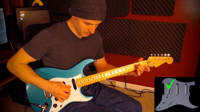 Lace Sensor Gold Demo - Single Coil Pickups - Clean & Distorted Tones смотреть онлайн