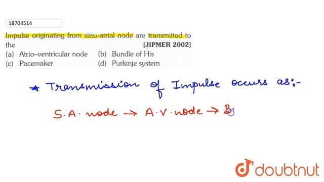 Impulse originating from sinu-atrial node are transmitted to the смотреть онлайн