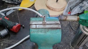 Пайка силовой клеммы с помощью горелки если нечем обжать