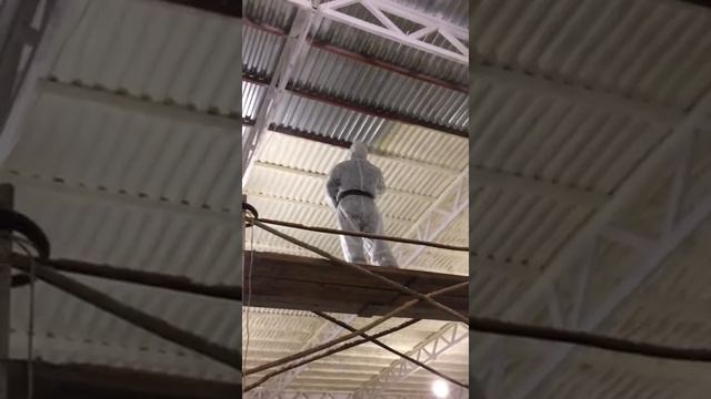 Напыление пенополиуретан низким давлением