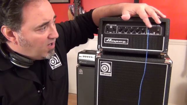 Ampeg Micro-CL Stack Bass Head and Cabinet - Feature Overview смотреть онлайн