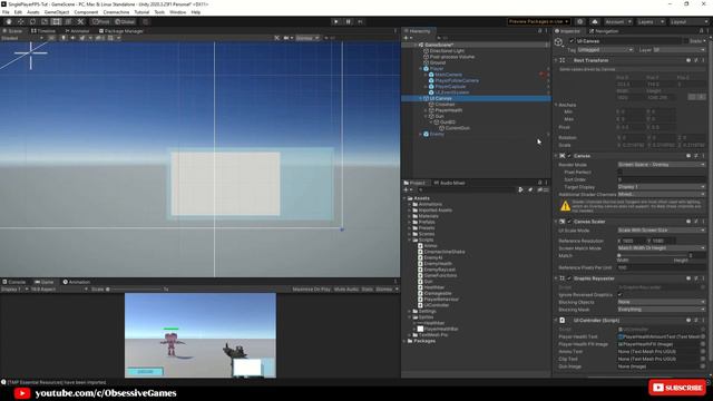 How to Make a Single Player FPS Game in Unity - Part 9 смотреть онлайн