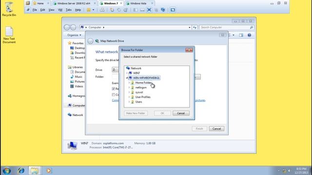 Windows Server 2008 R2 - Home Folders смотреть онлайн