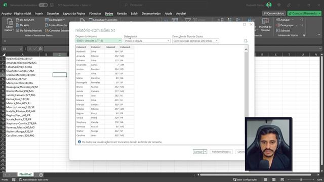 Como separar colunas de um arquivo TXT no EXCEL (IMPORTAR ARQUIVO TXT NO EXCEL) смотреть онлайн