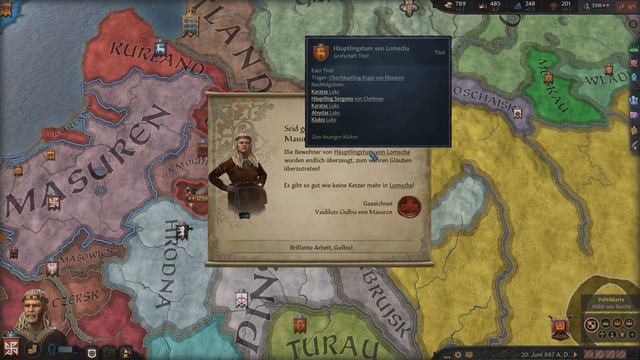 [Folge 07] Crusader Kings 3 - Die Vereinigung zu Litauen [deutsch, 1080p60] смотреть онлайн