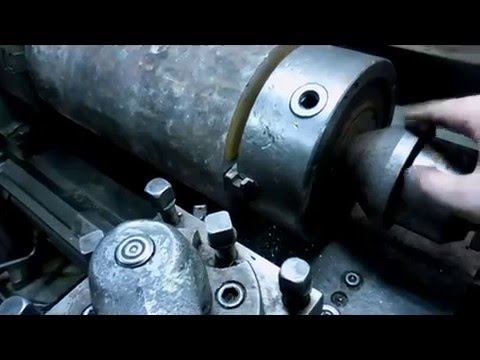 Как закрепить БОЛЬШУЮ трубу на токарном станке 1к62 смотреть онлайн