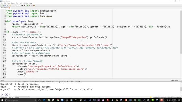47 Activity Install MongoDB, and integrate Spark with MongoDB смотреть онлайн