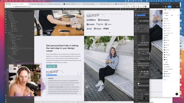 Rebuilding my website in Webflow - PART 3 - homepage build | Build with me смотреть онлайн