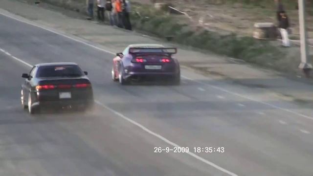 Toyota Supra VS Toyota Mark II Tourer V (JZX90) смотреть онлайн