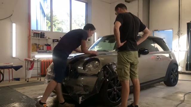 Оклейка Mini Cooper S Feel My Skill Detailing смотреть онлайн