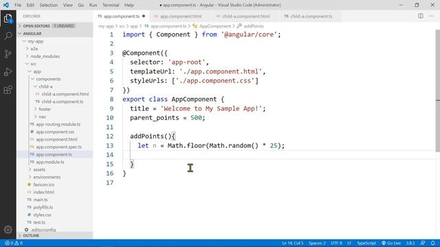 Angular: Component Communications (Parent to Child) смотреть онлайн