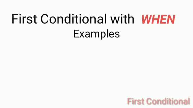 FIRST CONDITIONAL смотреть онлайн