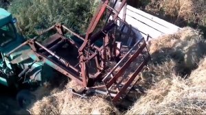 Как работают вилы для сена.