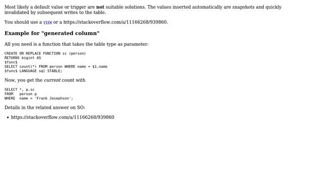 Databases: Make column default a query (3 Solutions!!) смотреть онлайн