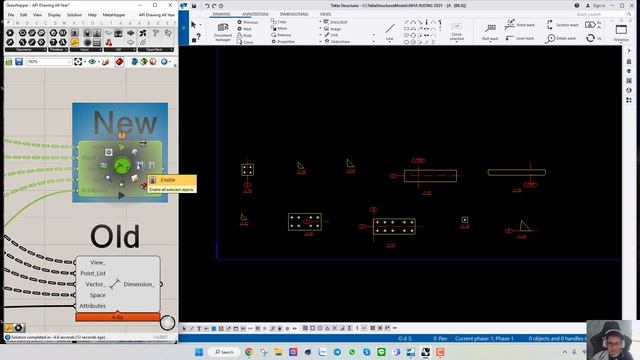 Grasshopper Tekla Drawing: Create Dimension Version 2 смотреть онлайн